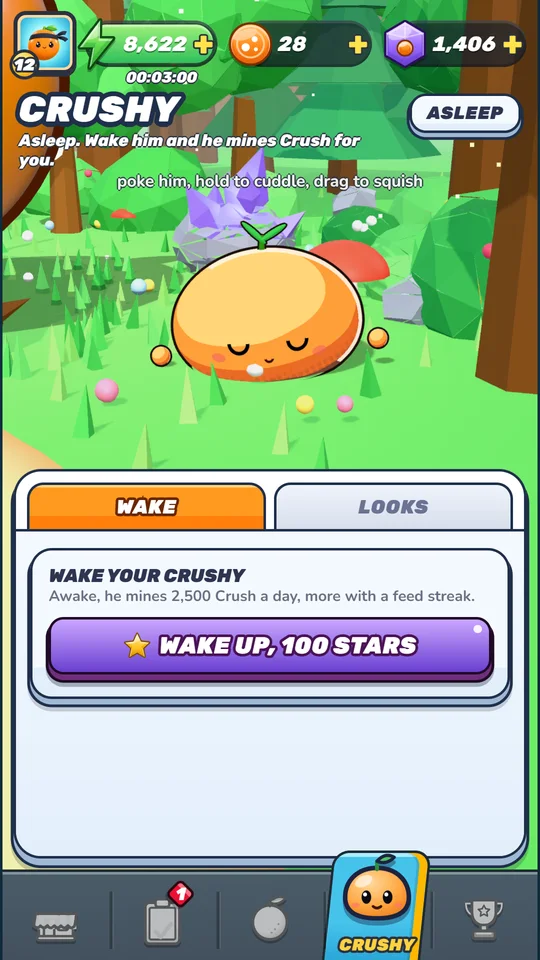 Crushy, the OrangeCrush pet